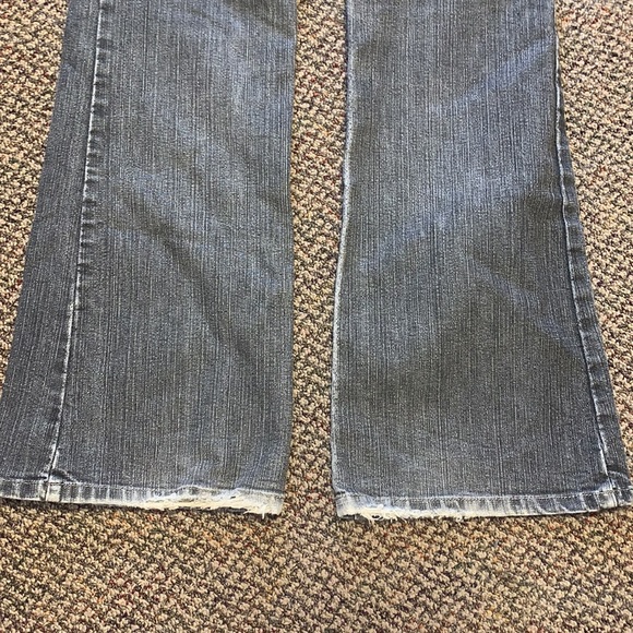 blackish/ gray bootcut jeans size 6 - Picture 4 of 4